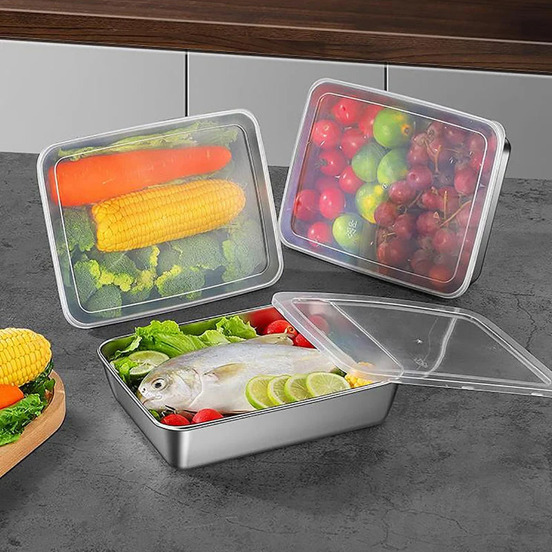 Cajas de Acero Inoxidable para Alimentos