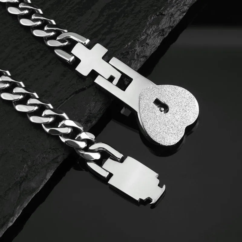 2 Pulseras de Candado para Parejas