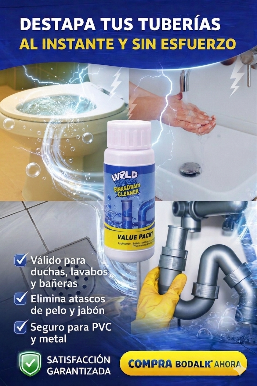 Polvo Limpiador de Tuberias