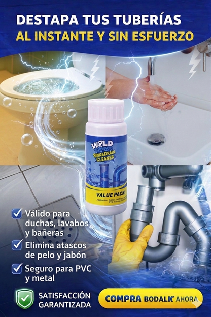 Polvo Limpiador de Tuberias